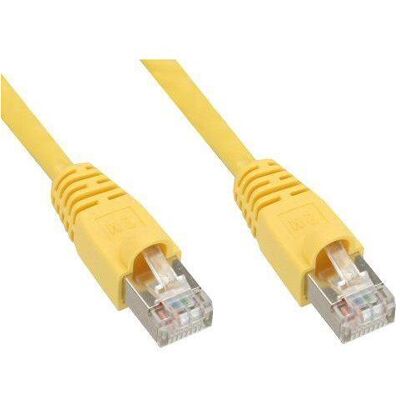 Tecline Patchkabel S-STP (PIMF), Cat 6, gelb, 5,0 m Patchkabel mit besonders schmalem Knickschutz (S/FTP, CAT6, 5 m), Netzwerkkabel Tecline Patchkabel S-STP (PIMF), Cat 6, gelb, 5,0 m Patchkabel mit besonders schmalem Knickschutz (S/FTP, CAT6, 5 m), Netzwerkkabel