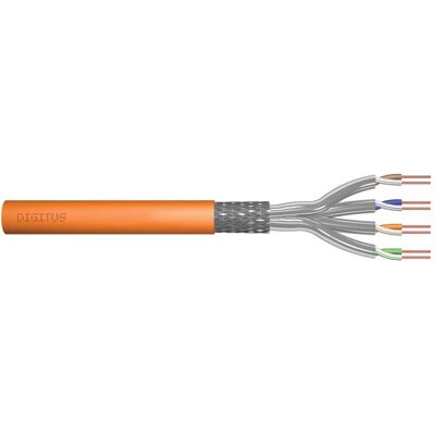 Digitus AWG 23/1 Cat 7 Netzwerkkabel - 50 m Orange S/FTP Digitus AWG 23/1 Cat 7 Netzwerkkabel - 50 m Orange S/FTP