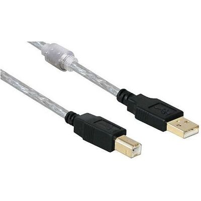 Good Connections USB Anschlusskabel High Quality mit Ferritkern und Goldkontakten- USB 2.0 Typ A (M) -> USB 2.0 Typ B (3 m, USB 2.0), USB Kabel Good Connections USB Anschlusskabel High Quality mit Ferritkern und Goldkontakten- USB 2.0 Typ A (M) -> USB 2.0 Typ B (3 m, USB 2.0), USB Kabel
