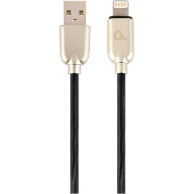 Gembird CC-USB2R-AMLM-2M Lightning-Kabel Schwarz (2 m, USB 2.0), USB Kabel Gembird CC-USB2R-AMLM-2M Lightning-Kabel Schwarz (2 m, USB 2.0), USB Kabel