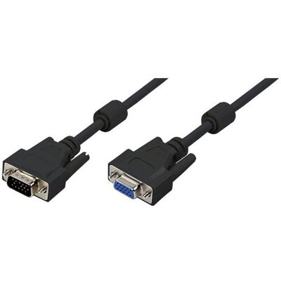 LogiLink 5m VGA VGA cable VGA (D-Sub) (CV0006) (5 m), Videokabel, Schwarz LogiLink 5m VGA VGA cable VGA (D-Sub) (CV0006) (5 m), Videokabel, Schwarz