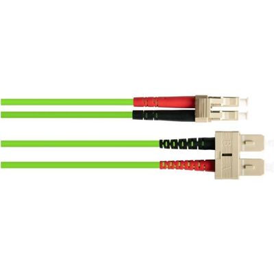 Kabelmeister Patchkabel LWL Duplex OM5 (Multimode, 50/125) LC/SC, LSZH, austauschbare Polarität, 15m (15 m), Netzwerkkabel Kabelmeister Patchkabel LWL Duplex OM5 (Multimode, 50/125) LC/SC, LSZH, austauschbare Polarität, 15m (15 m), Netzwerkkabel
