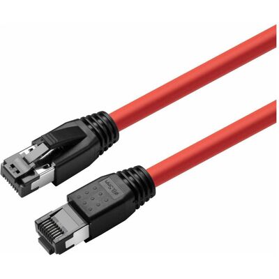 MicroConnect CAT8.1 S/FTP 1,5m Red LSZH (S/FTP, CAT8.1, 1.50 m), Netzwerkkabel MicroConnect CAT8.1 S/FTP 1,5m Red LSZH (S/FTP, CAT8.1, 1.50 m), Netzwerkkabel