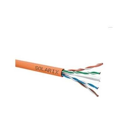Solarix CAT6 UTP Installationskabel 500M Orange Solarix CAT6 UTP Installationskabel 500M Orange