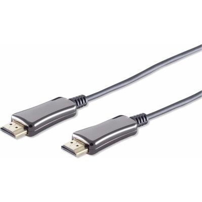 Shiverpeaks Optisches HDMI Kabel, 4K 60Hz, schwarz (7.50 m), Videokabel, Schwarz Shiverpeaks Optisches HDMI Kabel, 4K 60Hz, schwarz (7.50 m), Videokabel, Schwarz