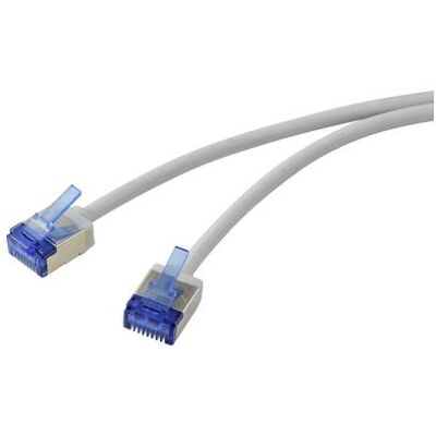 Renkforce RF-7116932 RJ45-Kupplung Netzwerkkabel, Patchkabel CAT 6a 5.00 m Grau (U/FTP, CAT6a, 5 m), Netzwerkkabel Renkforce RF-7116932 RJ45-Kupplung Netzwerkkabel, Patchkabel CAT 6a 5.00 m Grau (U/FTP, CAT6a, 5 m), Netzwerkkabel
