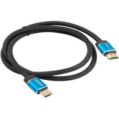 Lanberg - Premium High Speed HDMI-Kabel - 1M - Schwarz - 4K-Unterstützung Lanberg - Premium High Speed HDMI-Kabel - 1M - Schwarz - 4K-Unterstützung