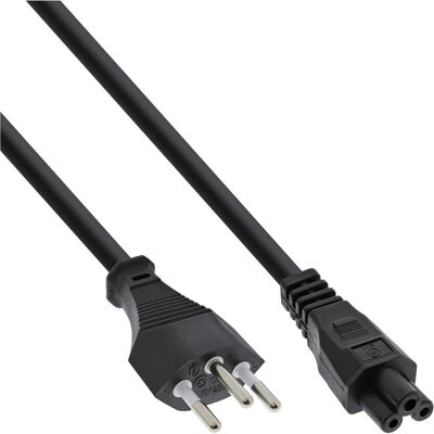 InLine 35er B-Pack Netzkabel für Notebook, Schweiz, 3pol Kupplung, 2m (2 m), Stromkabel, Schwarz InLine 35er B-Pack Netzkabel für Notebook, Schweiz, 3pol Kupplung, 2m (2 m), Stromkabel, Schwarz