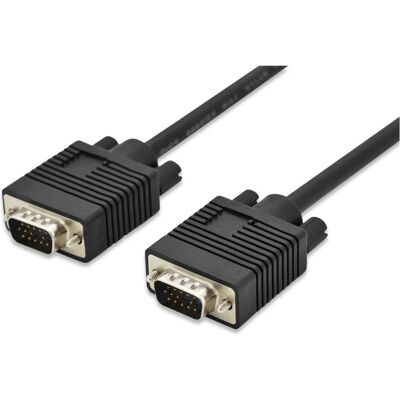 Digitus D-Sub 15 Pol — D-Sub 15 Pol (3 m), Videokabel, Schwarz Digitus D-Sub 15 Pol — D-Sub 15 Pol (3 m), Videokabel, Schwarz