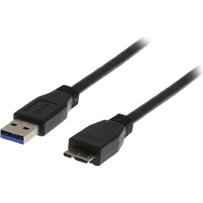 Deltaco USB 3.0 Kabel - Micro-USB B auf Type A - 1m - Schwarz Deltaco USB 3.0 Kabel - Micro-USB B auf Type A - 1m - Schwarz