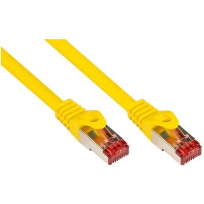 Kabelmeister RNS Patchkabel mit Rastnasenschutz, Cat. 6, S/FTP, PiMF, PVC, 250MHz, gelb, 40m (PiMF, S/FTP, CAT6, 40 m), Netzwerkkabel Kabelmeister RNS Patchkabel mit Rastnasenschutz, Cat. 6, S/FTP, PiMF, PVC, 250MHz, gelb, 40m (PiMF, S/FTP, CAT6, 40 m), Netzwerkkabel