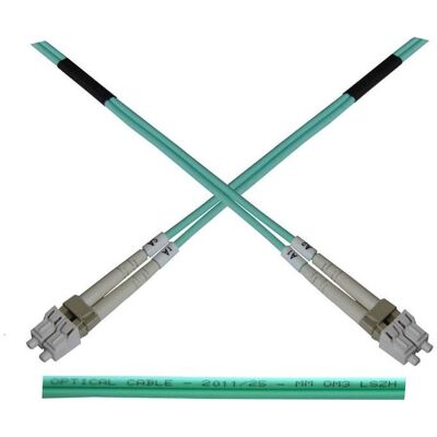 OEM Optical patch cable duplex LC-LC 50/125 MM 2m OM3 (2 m), Netzwerkkabel OEM Optical patch cable duplex LC-LC 50/125 MM 2m OM3 (2 m), Netzwerkkabel