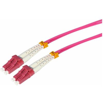 Tecline LWL Patchkabel HD, 50/125 µm, Multimode, OM4-Faser, LC Duplex Stecker / SC Duplex Stecker, e, Netzwerkkabel Tecline LWL Patchkabel HD, 50/125 µm, Multimode, OM4-Faser, LC Duplex Stecker / SC Duplex Stecker, e, Netzwerkkabel