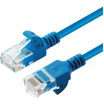 MicroConnect UTP Cat6a Slim 5M Blau - Netzwerkkabel MicroConnect UTP Cat6a Slim 5M Blau - Netzwerkkabel