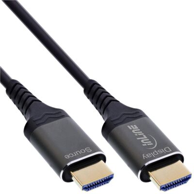 InLine HDMI AOC Kabel (10 m), Videokabel, Schwarz InLine HDMI AOC Kabel (10 m), Videokabel, Schwarz
