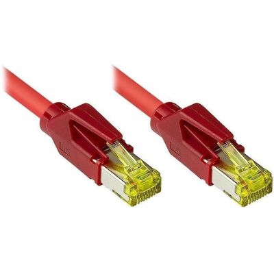 Varia Cat. 7 Patchkabel S/FTP Draka UC900 mit Hirose TM31, LSZH, 900MHz (S/FTP, CAT7, 0.50 m), Netzwerkkabel Varia Cat. 7 Patchkabel S/FTP Draka UC900 mit Hirose TM31, LSZH, 900MHz (S/FTP, CAT7, 0.50 m), Netzwerkkabel