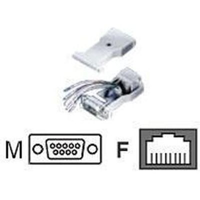 Secomp DB9 Stecker-RJ45 Buchse 8P/8C 8Ltg., Telefon Zubehör Secomp DB9 Stecker-RJ45 Buchse 8P/8C 8Ltg., Telefon Zubehör