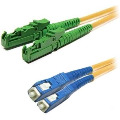 XtendLan FO patch E2000/APC-SC 2m / Optický patch kabel / duplex / 9/125 / G.652d / LS0H (2 m), Netzwerkkabel XtendLan FO patch E2000/APC-SC 2m / Optický patch kabel / duplex / 9/125 / G.652d / LS0H (2 m), Netzwerkkabel