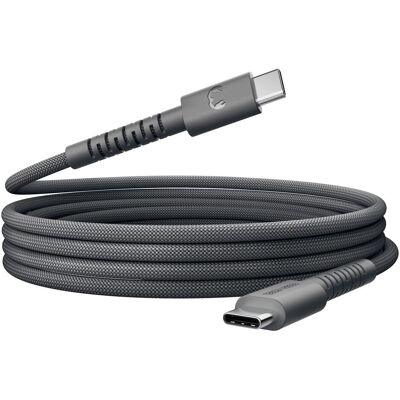 Fresh'N Rebel Fresh 'n Rebel USB-C zu USB-C silikon geflochtenes Kabel "FlexWave" 3m, 100W, Storm Grey (3 m, 100 W), USB Kabel Fresh'N Rebel Fresh 'n Rebel USB-C zu USB-C silikon geflochtenes Kabel "FlexWave" 3m, 100W, Storm Grey (3 m, 100 W), USB Kabel