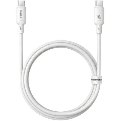 Baseus Silky Kabel 100W 1m Weiß - Datenkabel Baseus Silky Kabel 100W 1m Weiß - Datenkabel