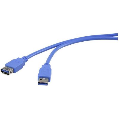 Renkforce USB 3.0 Verlängerungskabel 1m - USB A zu A Renkforce USB 3.0 Verlängerungskabel 1m - USB A zu A
