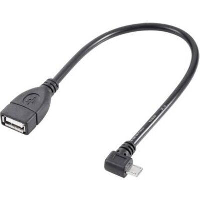 Renkforce USB-Kabel - OTG Mikro-USB zu USB-A 0,10m Renkforce USB-Kabel - OTG Mikro-USB zu USB-A 0,10m