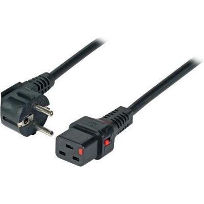 Assmann AC CORD CEE7/7 TO IEC C19 BLACK - 2M (2 m), Stromkabel, Schwarz Assmann AC CORD CEE7/7 TO IEC C19 BLACK - 2M (2 m), Stromkabel, Schwarz