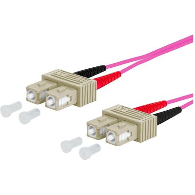 Metz Connect 151S1EOEO30E OM4 SC-D/SC-D Patchkabel - 3m - Violett - Netzwerkkabel Metz Connect 151S1EOEO30E OM4 SC-D/SC-D Patchkabel - 3m - Violett - Netzwerkkabel
