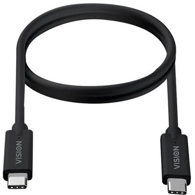 Vision USB-Kabel USB-C (M) bis USB-C (M) (2 m, USB 3.2 Gen 1), USB Kabel Vision USB-Kabel USB-C (M) bis USB-C (M) (2 m, USB 3.2 Gen 1), USB Kabel