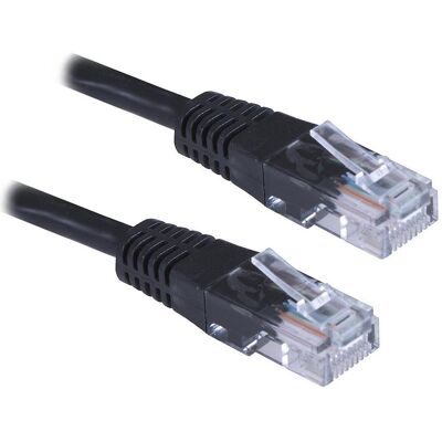 XtendLan UTP CAT5E 1m černá / Patch kabel / RJ45-RJ45 (UTP, CAT5e, 1 m), Netzwerkkabel XtendLan UTP CAT5E 1m černá / Patch kabel / RJ45-RJ45 (UTP, CAT5e, 1 m), Netzwerkkabel