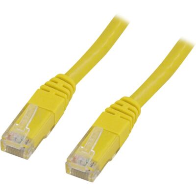 Deltaco Gelber 1m Cat6 Netzwerkkabel - RJ45 - UTP Deltaco Gelber 1m Cat6 Netzwerkkabel - RJ45 - UTP