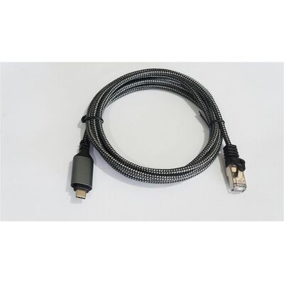 Lenovo RJ-45 - USB C Kabel 2 m Kat.6, 1 Gbit (CAT6, 2 m), Netzwerkkabel Lenovo RJ-45 - USB C Kabel 2 m Kat.6, 1 Gbit (CAT6, 2 m), Netzwerkkabel