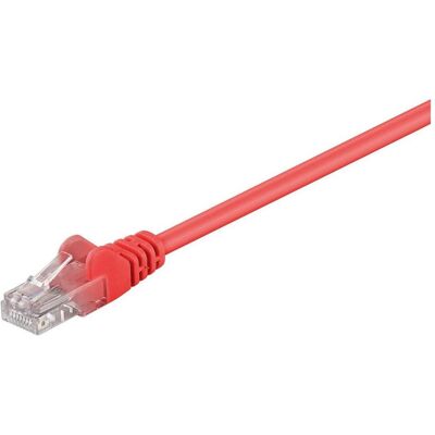 Goobay CAT 5e Patchkabel, U/UTP, Rot, 3 m (U/UTP, CAT5e, 3 m), Netzwerkkabel Goobay CAT 5e Patchkabel, U/UTP, Rot, 3 m (U/UTP, CAT5e, 3 m), Netzwerkkabel