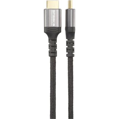 Speaka Professional 5m Graues HDMI-Kabel - HDMI-Kabel Speaka Professional 5m Graues HDMI-Kabel - HDMI-Kabel