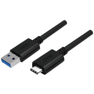 Unitek Y-C474BK Schwarzes 1m USB A zu USB C Kabel - Kabeltyp Unitek Y-C474BK Schwarzes 1m USB A zu USB C Kabel - Kabeltyp
