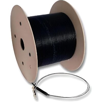 Dinic LWL Outdoor-Kabel OM4, 50µ, LC/LC Stecker 4G, U-DQ(ZN)BH, 4 Fasern, schwarz, 150m (150 m), Netzwerkkabel Dinic LWL Outdoor-Kabel OM4, 50µ, LC/LC Stecker 4G, U-DQ(ZN)BH, 4 Fasern, schwarz, 150m (150 m), Netzwerkkabel