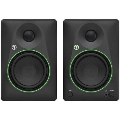 Mackie Studio-Monitore CR5BT mit Boxenständer, Monitor Lautsprecher, Schwarz Mackie Studio-Monitore CR5BT mit Boxenständer, Monitor Lautsprecher, Schwarz