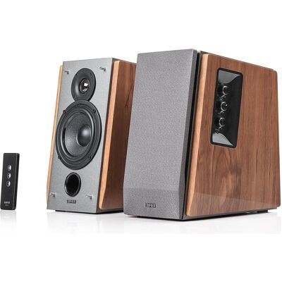 Edifier R1600T III Stereo Lautsprecher (1 Paar, 60 W), HiFi + Heimkino Lautsprecher, Braun, Silber Edifier R1600T III Stereo Lautsprecher (1 Paar, 60 W), HiFi + Heimkino Lautsprecher, Braun, Silber