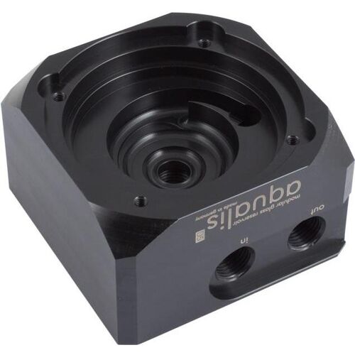 Aqua-Computer Pumpenadapter für D5-Pumpen, kompatibel mit aqualis, G1/4, Wasserkühlung Pumpe