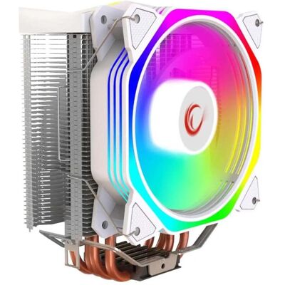 Rampage Octagon C50 weiss / 120 mm / TDP 165 W / 29 dB bei 1800 U/min / 57 CFM / Intel + AMD (155 mm), CPU Kühler, Weiss Rampage Octagon C50 weiss / 120 mm / TDP 165 W / 29 dB bei 1800 U/min / 57 CFM / Intel + AMD (155 mm), CPU Kühler, Weiss