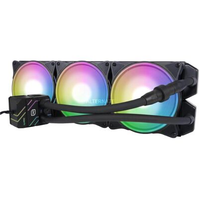 Alphacool Eisbaer Pro Aurora 420 CPU AIO, CPU Wasserkühler, Schwarz Alphacool Eisbaer Pro Aurora 420 CPU AIO, CPU Wasserkühler, Schwarz