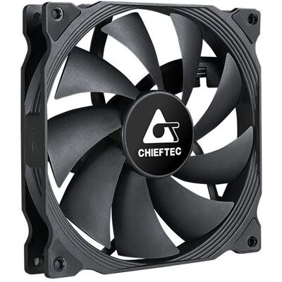 Chieftec Wentylator ZF-1425PWM (140 mm, 4x), PC Lüfter, Schwarz Chieftec Wentylator ZF-1425PWM (140 mm, 4x), PC Lüfter, Schwarz