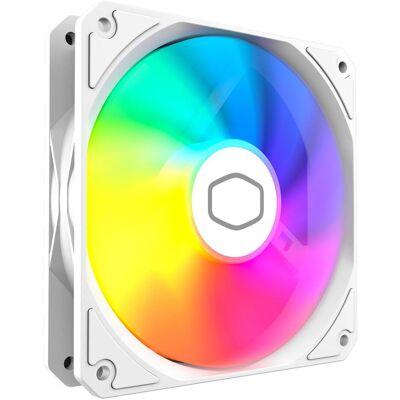 Cooler Master MF120 Lite White ARGB 120mm case fan (120 mm, 1x), PC Lüfter, Weiss Cooler Master MF120 Lite White ARGB 120mm case fan (120 mm, 1x), PC Lüfter, Weiss
