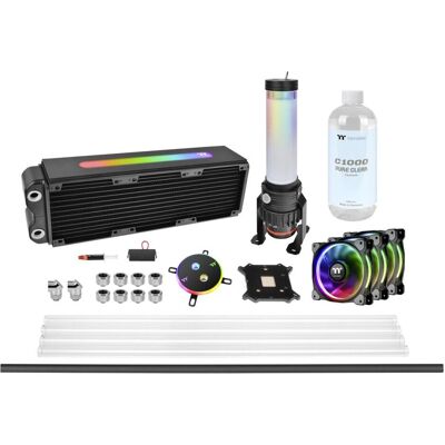 Thermaltake Pacific M360 Plus DIY Liquid coo, CPU Wasserkühler, Schwarz Thermaltake Pacific M360 Plus DIY Liquid coo, CPU Wasserkühler, Schwarz