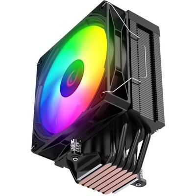 Rampage Octagon C70 schwarz / 1x 120mm / TDP 220W / 26 dB @ 1800 U/min / 63 CFM / Intel + AMD (155 mm), CPU Kühler, Schwarz Rampage Octagon C70 schwarz / 1x 120mm / TDP 220W / 26 dB @ 1800 U/min / 63 CFM / Intel + AMD (155 mm), CPU Kühler, Schwarz