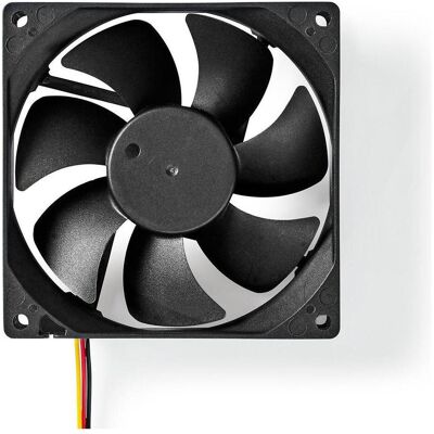 Nedis DC-Lüfter DC Lüftergrüsse: 92 mm 3-pin 26.7 dBA Schwarz (92 mm, 1x), PC Lüfter, Schwarz Nedis DC-Lüfter DC Lüftergrüsse: 92 mm 3-pin 26.7 dBA Schwarz (92 mm, 1x), PC Lüfter, Schwarz