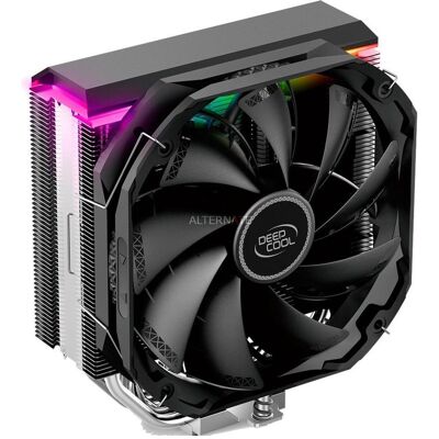 DeepCool R-AS500-BKNLMN-G Computer Kühlkomponente Prozessor Kühler 14 cm Schwarz (164 mm), CPU Kühler, Schwarz DeepCool R-AS500-BKNLMN-G Computer Kühlkomponente Prozessor Kühler 14 cm Schwarz (164 mm), CPU Kühler, Schwarz