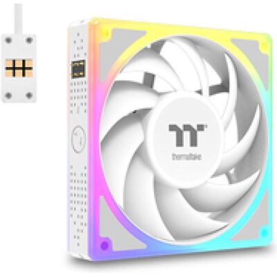 Thermaltake TOUGHFAN EX 140 ARGB Sync White 3Pack (140 mm, 3x), PC Lüfter, Schwarz, Weiss Thermaltake TOUGHFAN EX 140 ARGB Sync White 3Pack (140 mm, 3x), PC Lüfter, Schwarz, Weiss