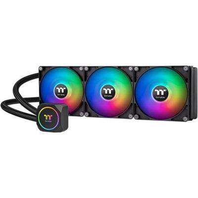 Thermaltake TT TH420 ARGB Sync CPU Liquid Cooler AiO CL-W367-PL14SW-A, CPU Wasserkühler, Schwarz Thermaltake TT TH420 ARGB Sync CPU Liquid Cooler AiO CL-W367-PL14SW-A, CPU Wasserkühler, Schwarz