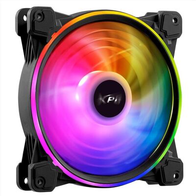 XPG HURRICANE140ARGBPWM-BKCWW computer cooling system Computer case Fan Black, White (140 mm, 1x), PC Lüfter, Schwarz XPG HURRICANE140ARGBPWM-BKCWW computer cooling system Computer case Fan Black, White (140 mm, 1x), PC Lüfter, Schwarz